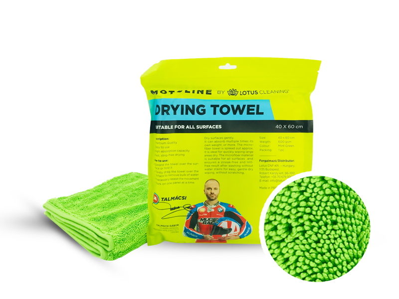 Drying Towel - zöld színű szárító törölköző 600 gsm